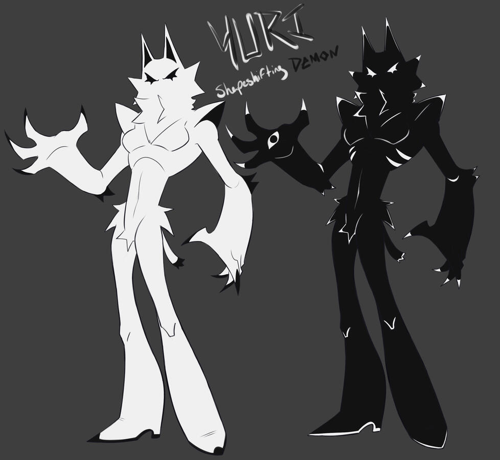 My demon OC, friends with Pop