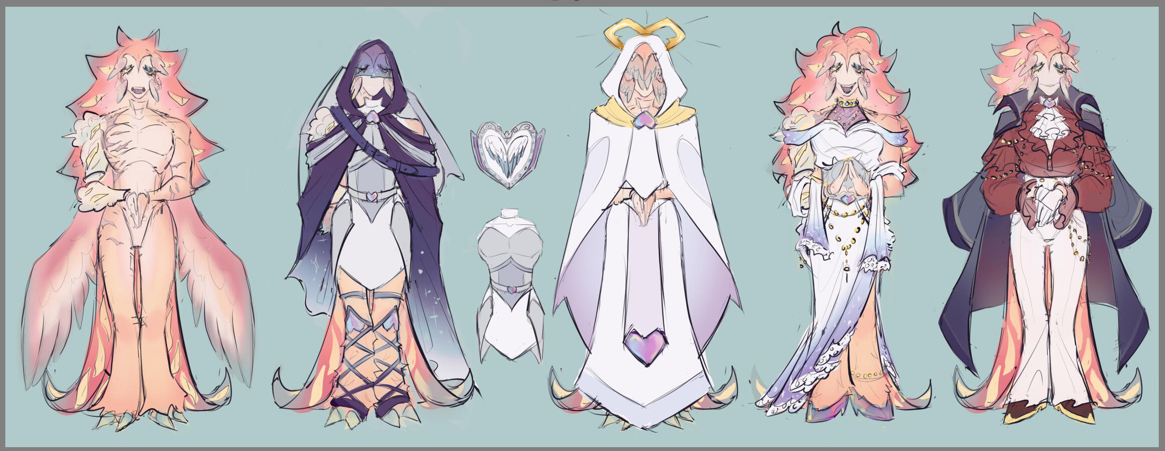 A WIP of a redesign of my friend Pulsar's character, Evangelos