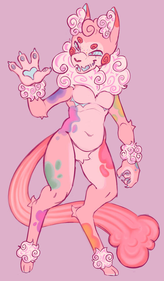 A candy cat adopt I made