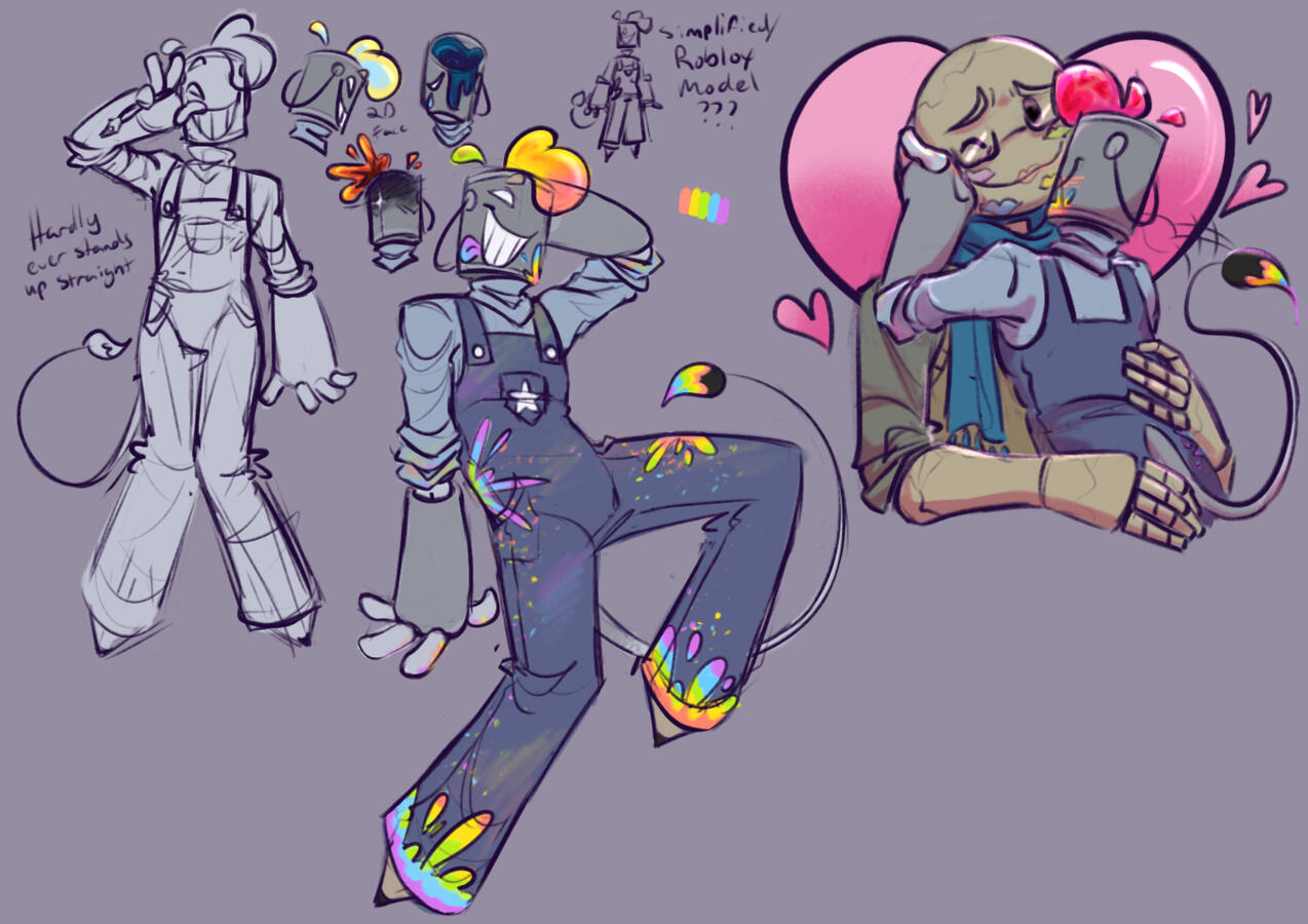 OC x Canon art with Wallter from regretevator